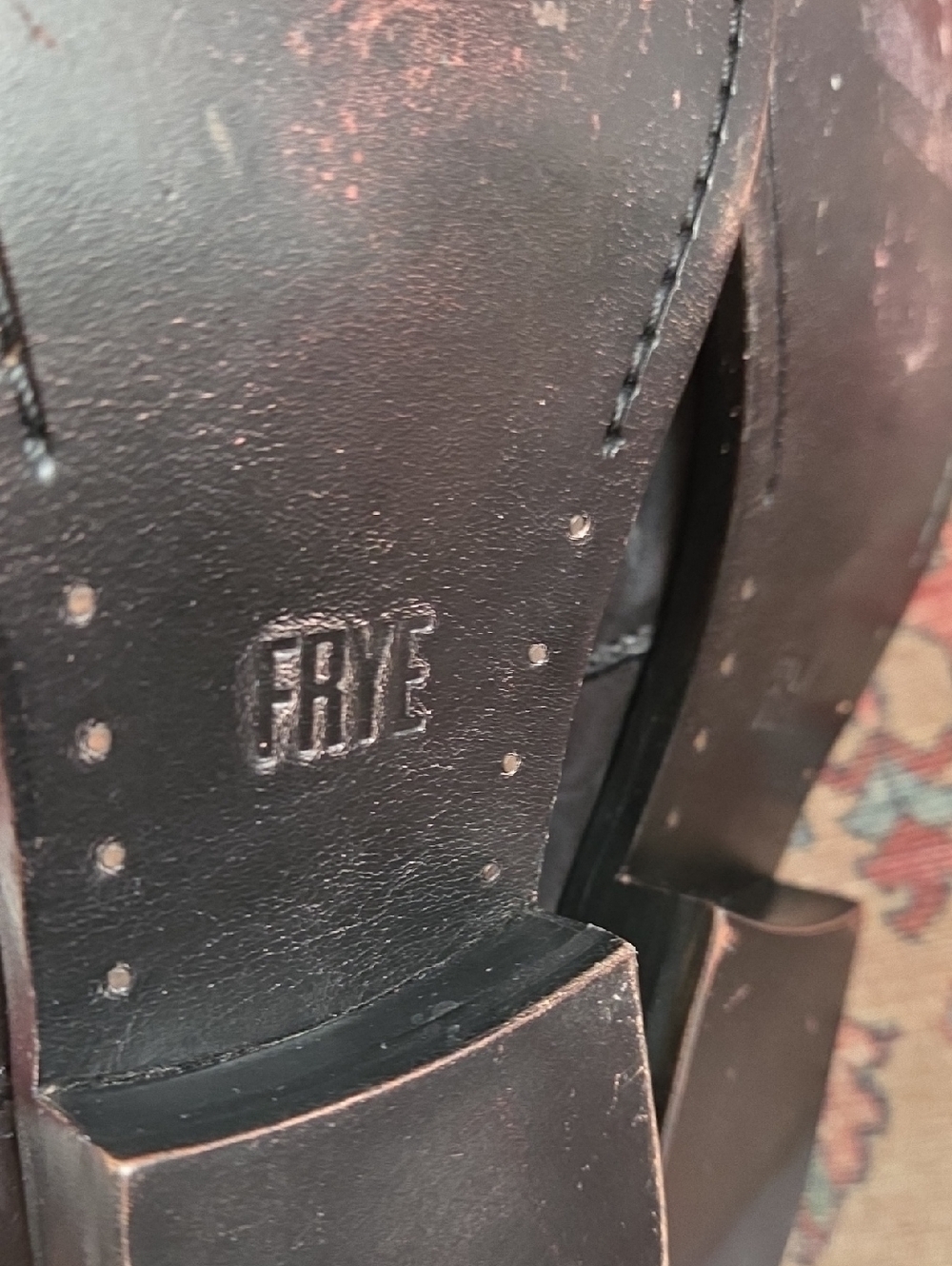 Frye Melissa Button Leather Riding Boots Size 7.5 - Picture 9 of 14